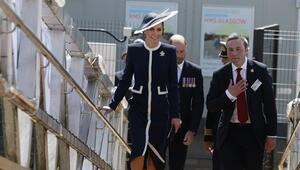 Prinzessin Kate besuchte zusammen mit Prinz William in Glasgow eine Schiffstaufe der Royal Navy.