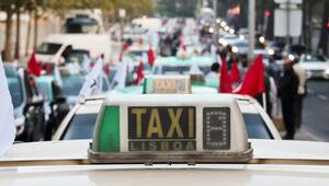 Taxi in Lissabon