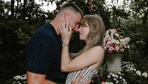 Aktuell glücklich verlobt: Travis Kelce und Taylor Swift.