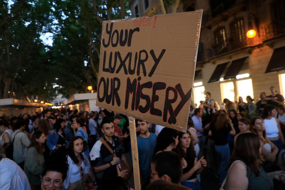 Demo gegen Massentourismus auf Mallorca