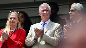 König Philippe beim Viertelfinalspiel seiner Belgier gegen Spanien.
