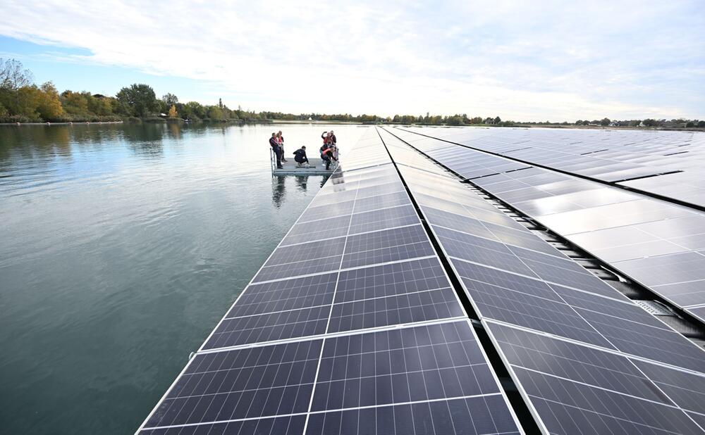 Einweihung Deutschlands derzeit größter schwimmende PV-Anlage