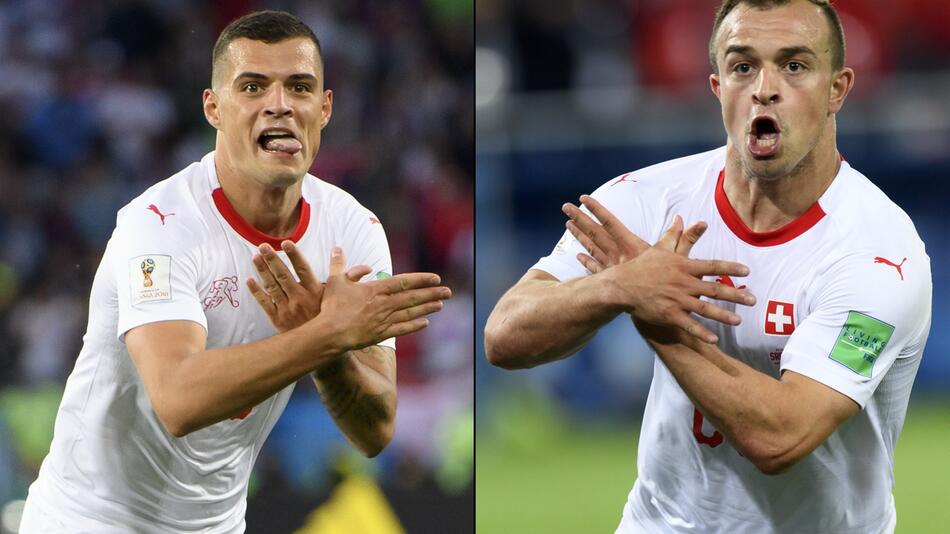 WM 2018 - Granit Xhaka und Xherdan Shaqiri