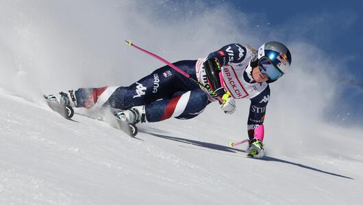 Lindsey Vonn beim Super-G in St. Moritz