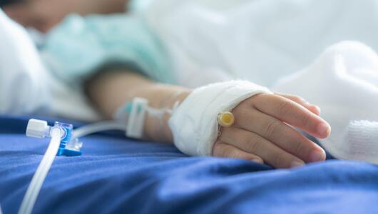 Kind im Krankenhaus