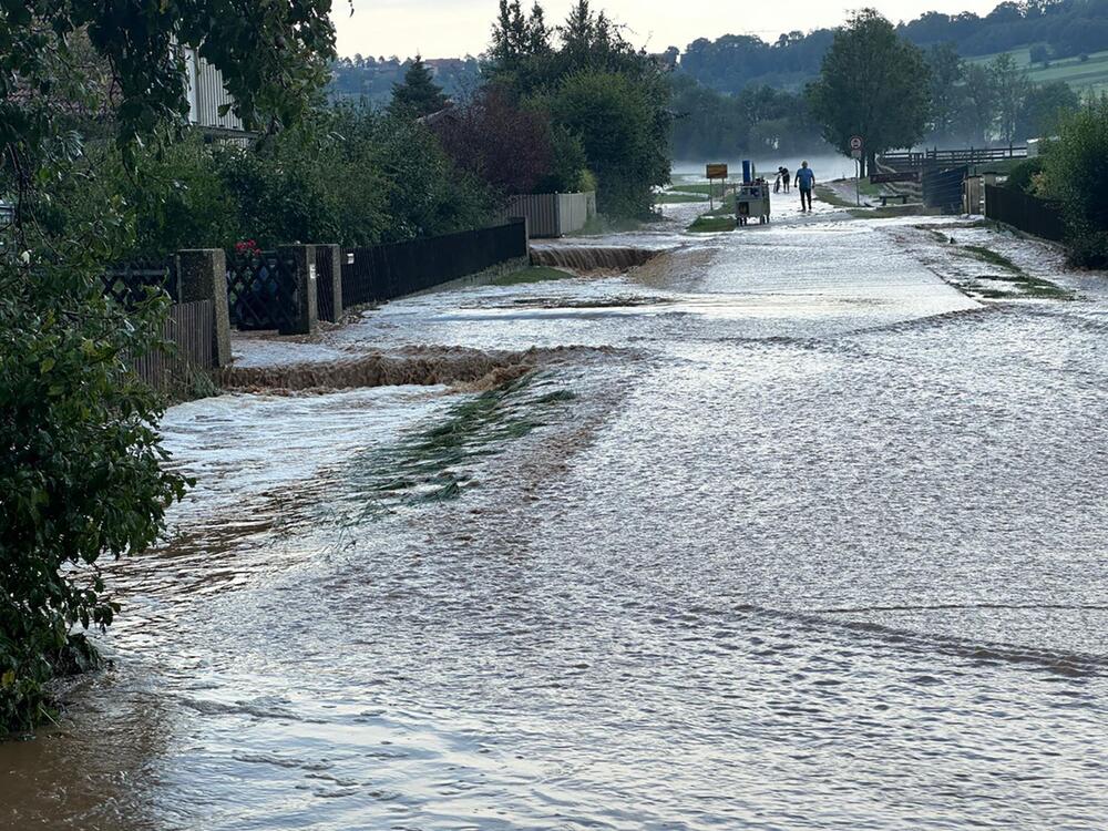 Unwetter - Unwetter in Weißenburg-Niederhofen