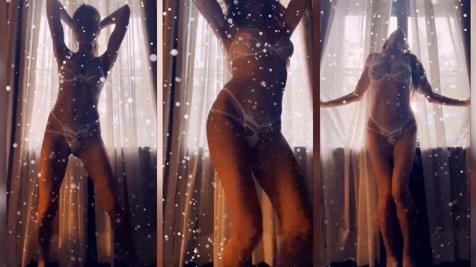 Heidi Klum: Hot lingerie dance – without comments