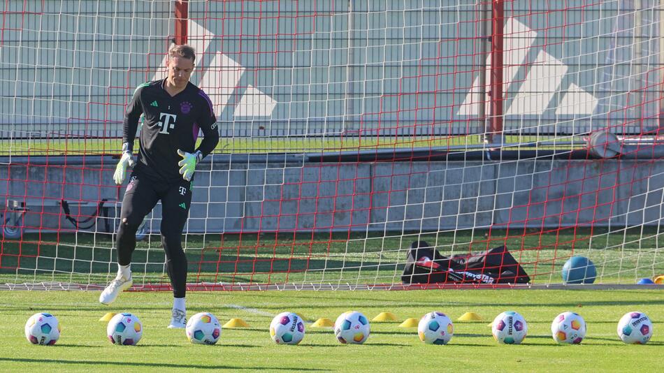 Manuel Neuer im Training am 5. September.