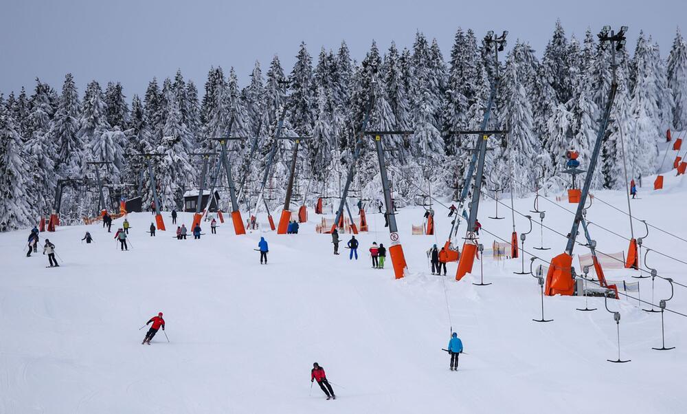 Skigebiet am Fichtelberg