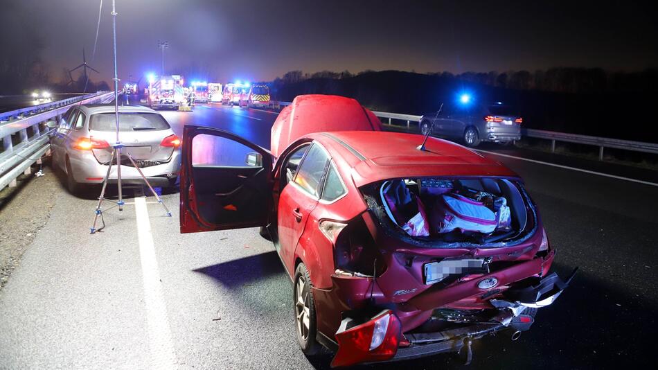 Unfall auf der A7