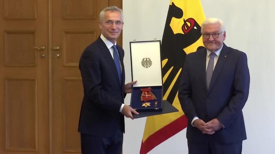 Verdienstorden für Ex-Nato-Generalsekretär Stoltenberg