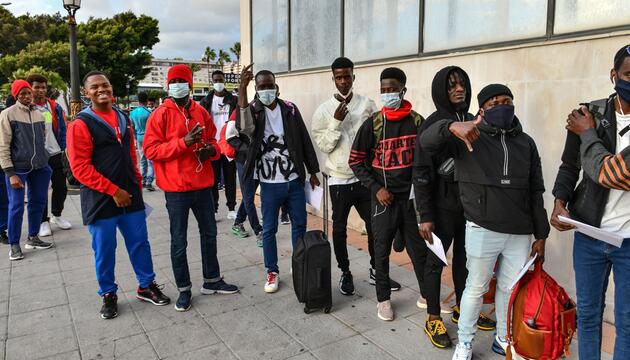 Migranten in Spanien
