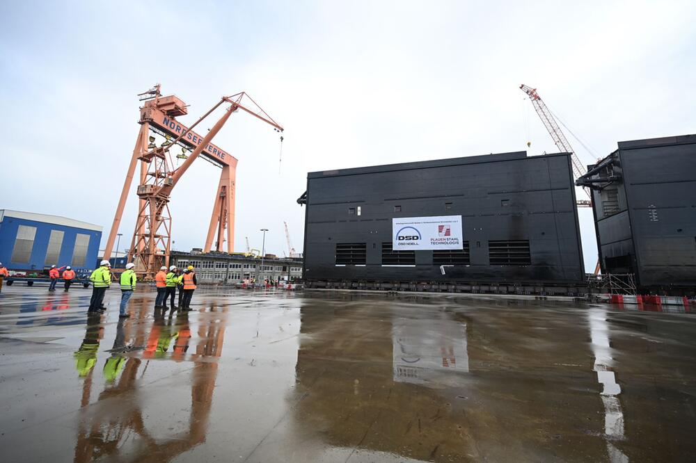 Drei Schiebetore für die neue Nordostseekanal-Schleuse