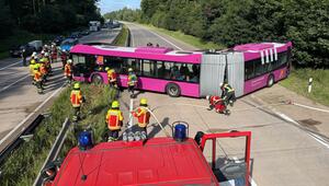 Unfall mit Bus auf der A24