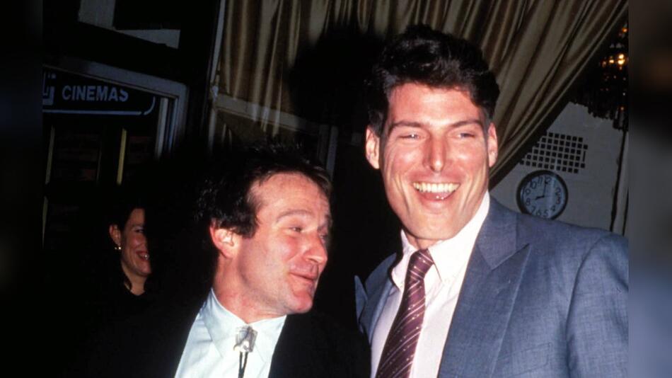 Unzertrennliche Freunde: Robin Williams (l.) und Christopher Reeve lernten sich bereits in den ...
