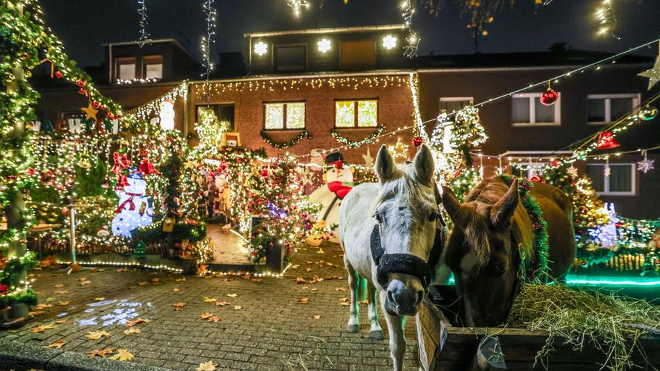 Besuch im Oberhausener Weihnachtshaus