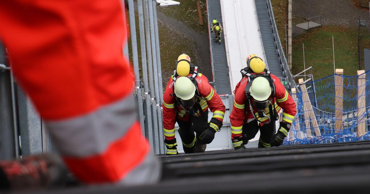 Firefighter dies during stair-climb event in Oberstdorf