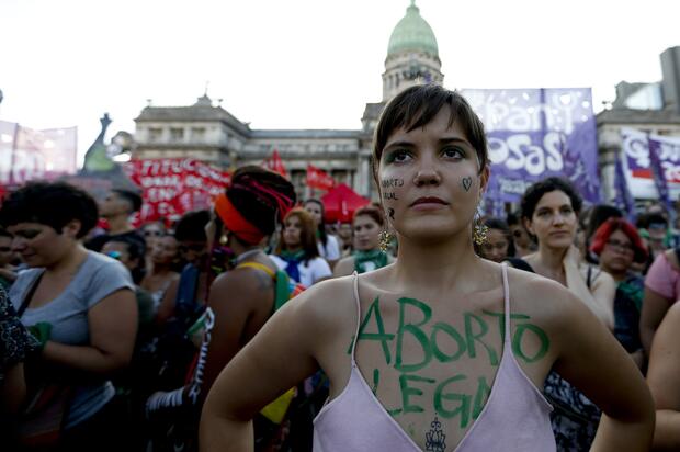 Bild zu Pro-Choice-Demo in Argentinien