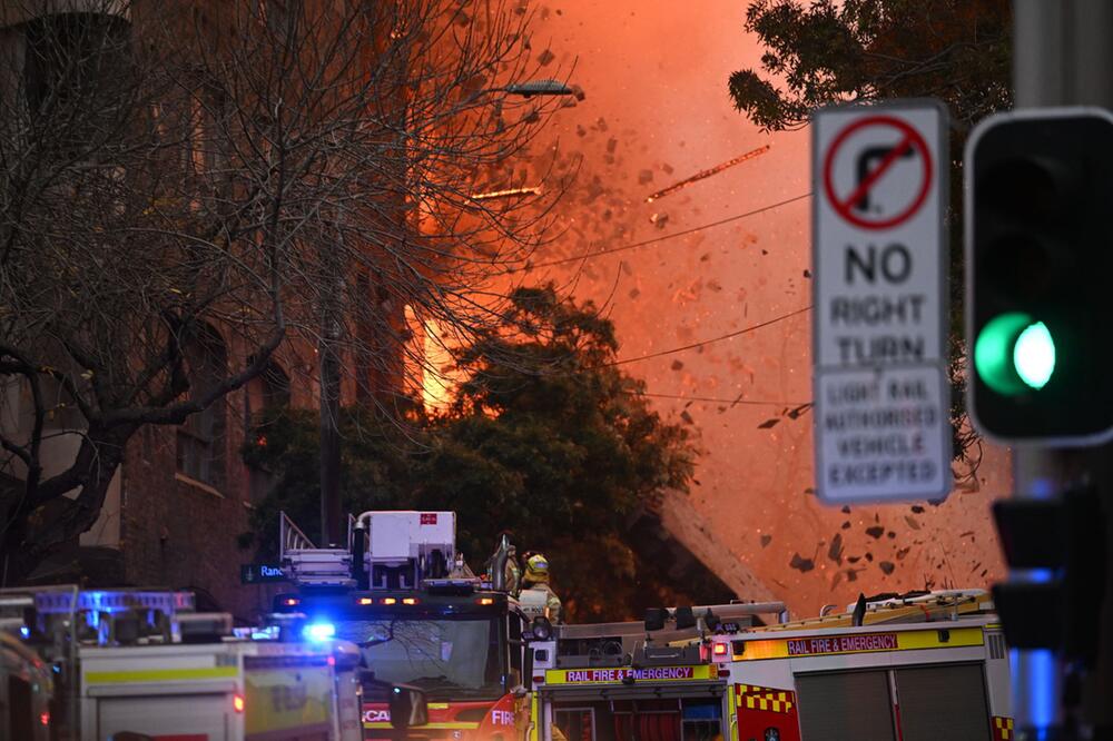 Feuer in Gebäude im Zentrum von Sydney
