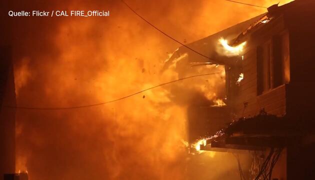 Feuersbrünste in Kalifornien: Zerstörung wie in Kriegszone