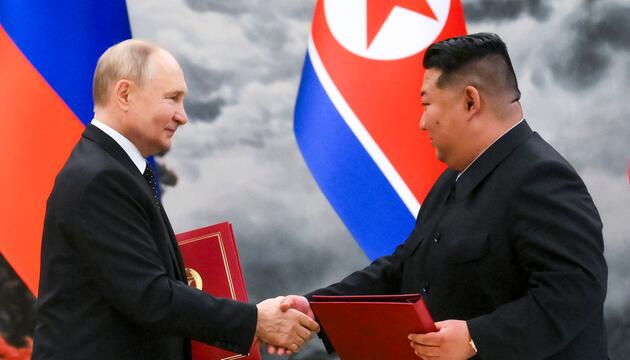 Russlands Präsident Putin in Nordkorea