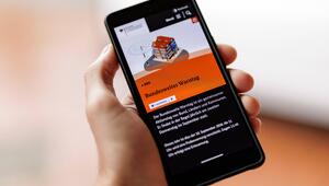 Bundesweiter Warntag Smartphone Display