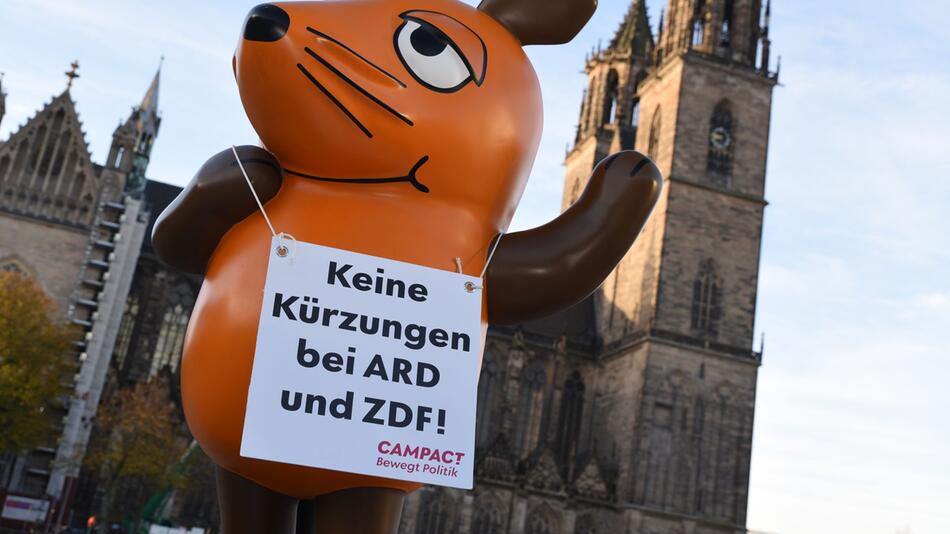 Entführte Figur der "Sendung mit der Maus" steht in Magdeburg