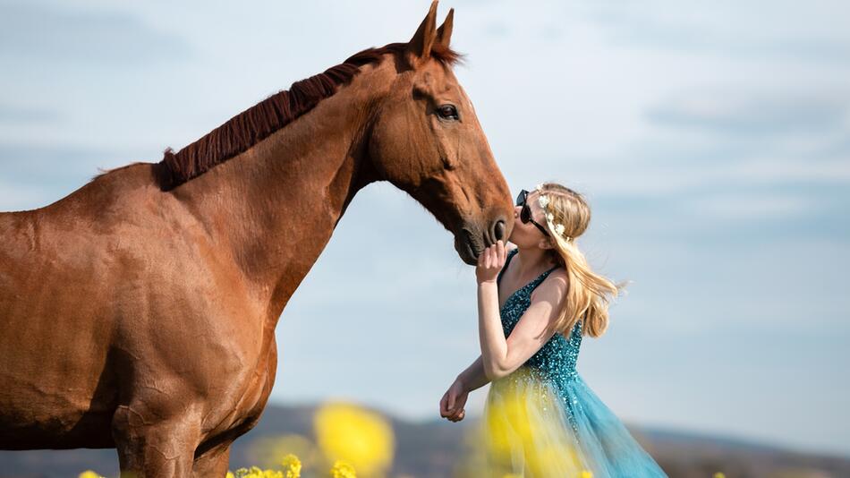 Besondere Beziehung: Lea Herbold mit Cavallo.