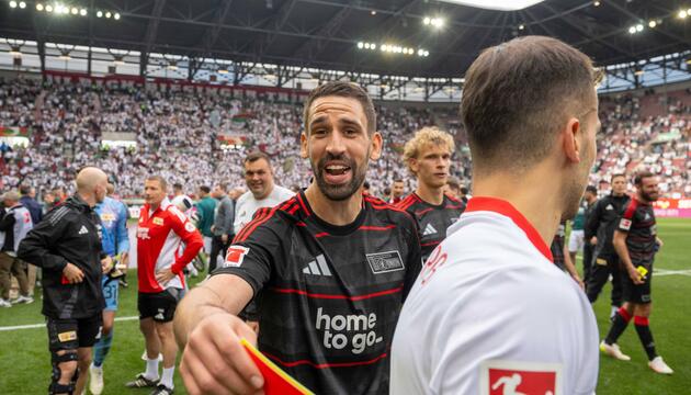 Union Berlins Rani Khedira beim Spiel in Augsburg