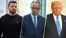 Wolodymyr Selenskyj, Friedrich Merz und Donald Trump