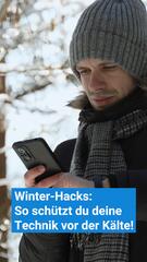 Winter-Hacks für Handy & Co.: So schützt du deine Technik vor der Kälte!