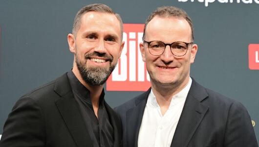 Daniel Funke und Jens Spahn
