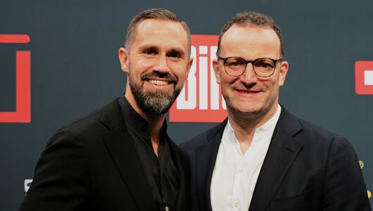 Daniel Funke und Jens Spahn