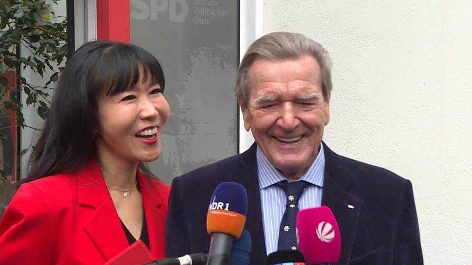 Gerhard Schröder und Ehefrau
