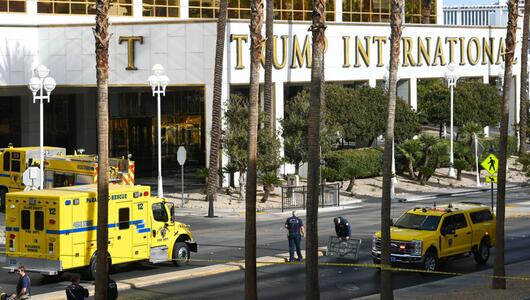 Cybertruck-Brand vor Trump-Hotel