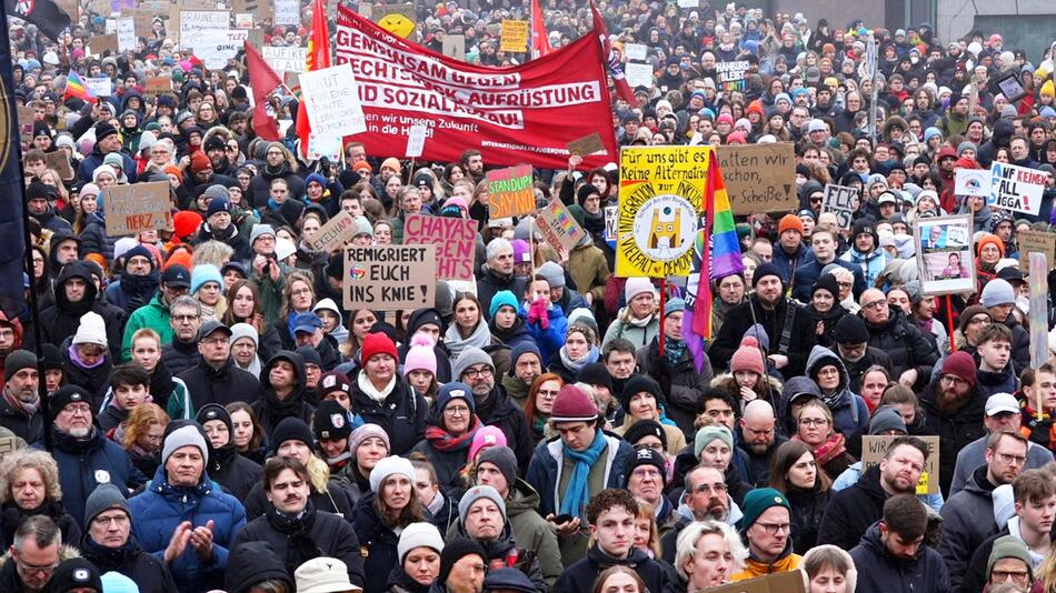 Demonstration zur Migrationspolitik - Hamburg