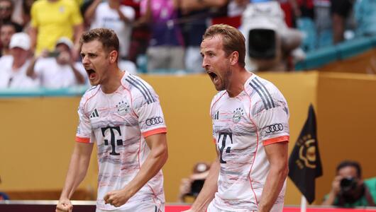 Harry Kane und Josip Stanisic