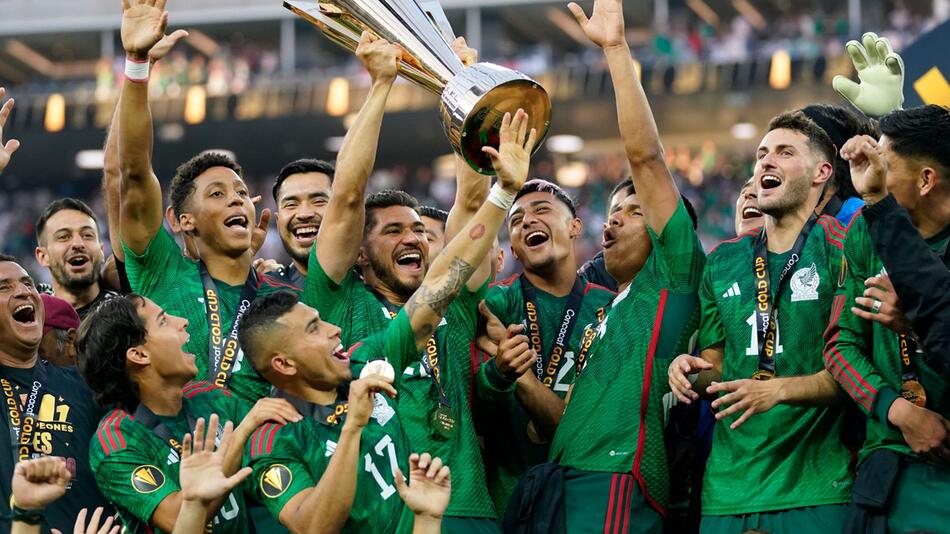 Gold-Cup-Gewinner Mexiko feiert seinen Titel