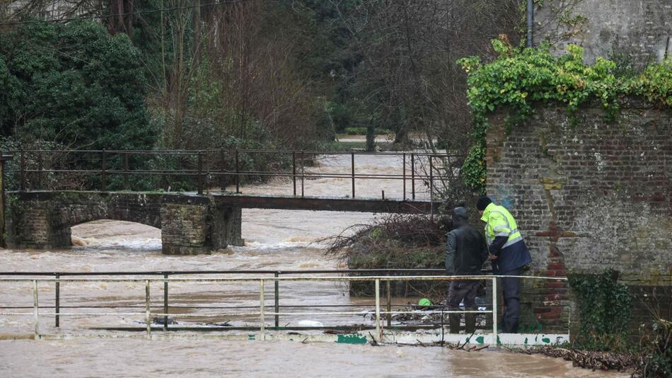 Sturm "Henk" in Frankreich