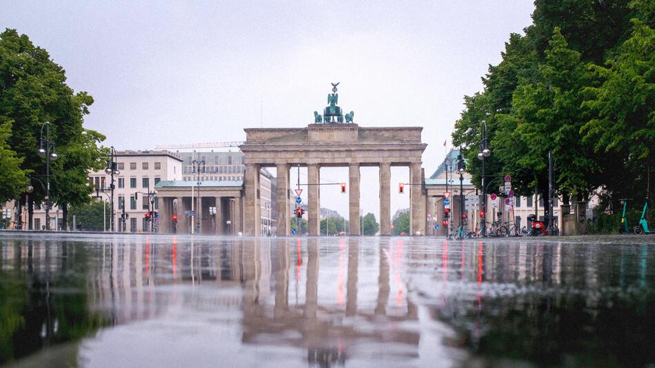 Sommerregen in Berlin