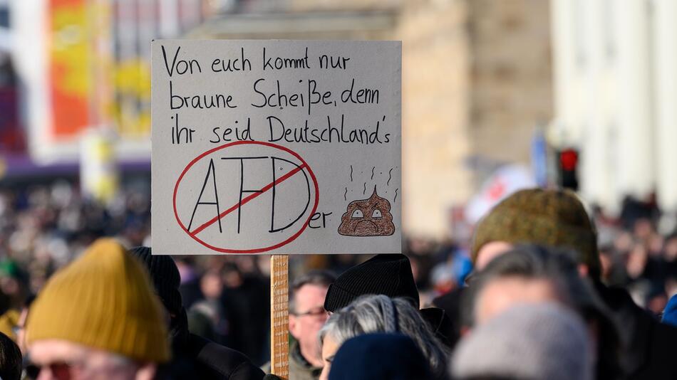 Demonstration gegen die AfD in Kassel