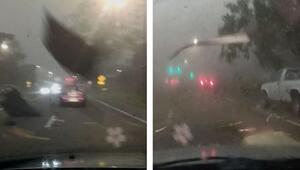 Auf dem Weg nach Hause: Frau erlebt Horrorfahrt durch Tornado