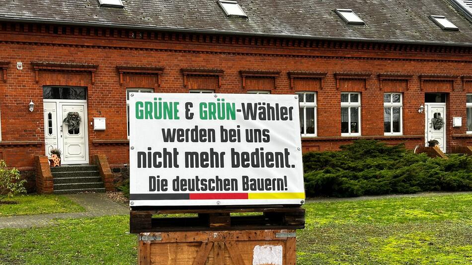 "Grüne werden nicht bedient": Staatsanwalt ermittelt wegen Plakat