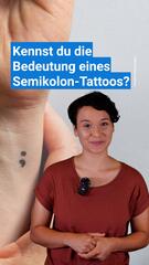 Semikolon Tattoo Bedeutung