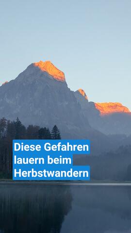 Diese Gefahren lauern beim Herbstwandern