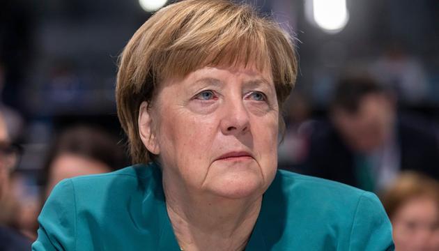 Angela Merkel Anfang des Jahres in Stuttgart.