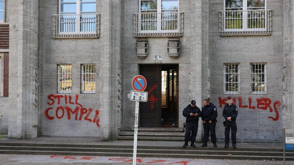 Protestaktion an der Freien Universität Berlin