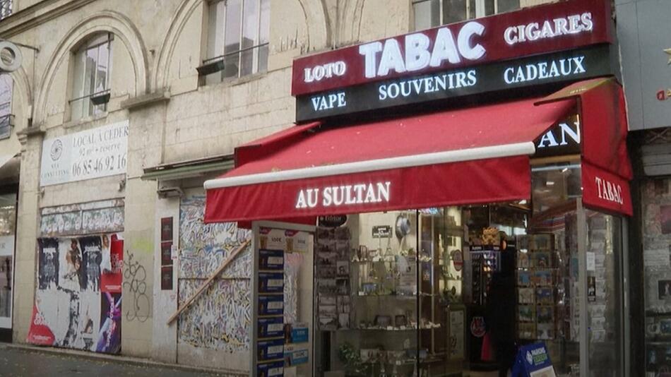 Tabak-Store in Frankreich