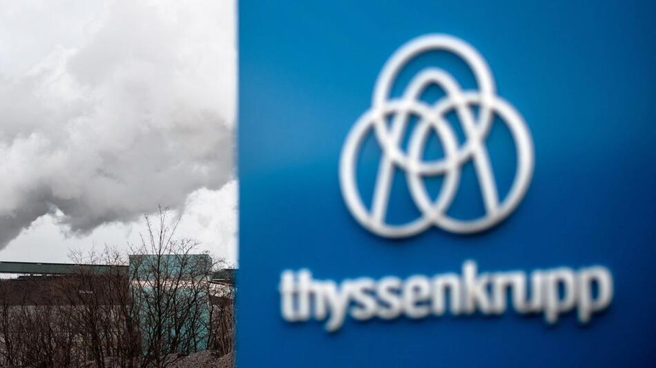 Grobblechwerk von Thyssenkrupp in Duisburg-Hüttenheim