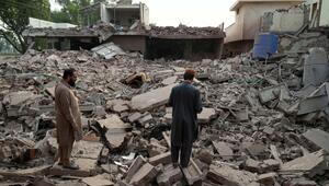Zerstörte Häuser in Pakistan